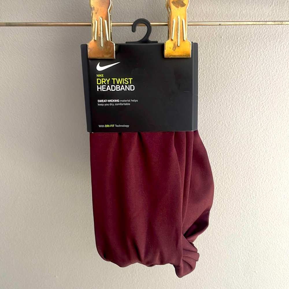 Nike Dry Twist Headband Brown Brand New